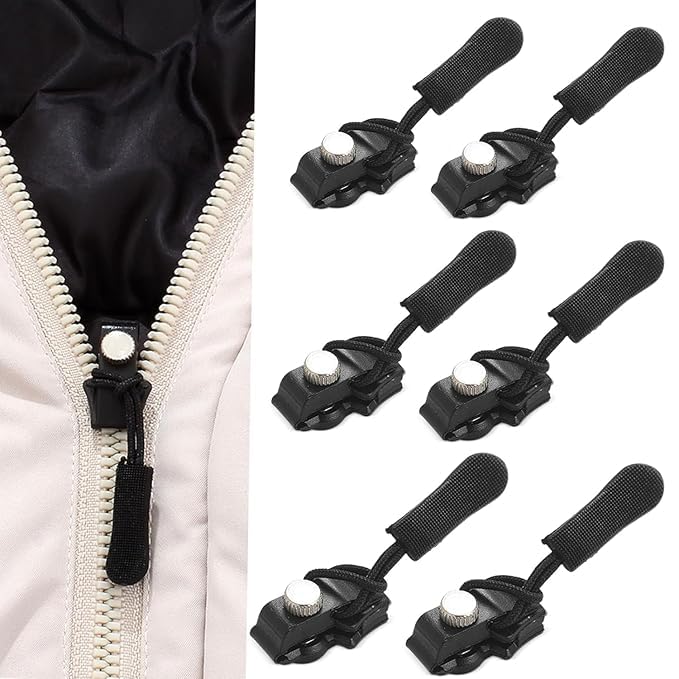 Universal Zipper Slider Repair Kit (Set of 6)