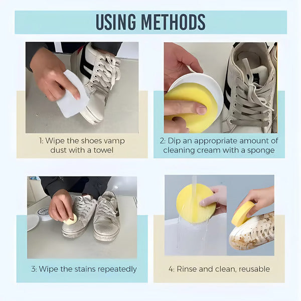 Multi-functional Shoe Stain Cleaning Cream