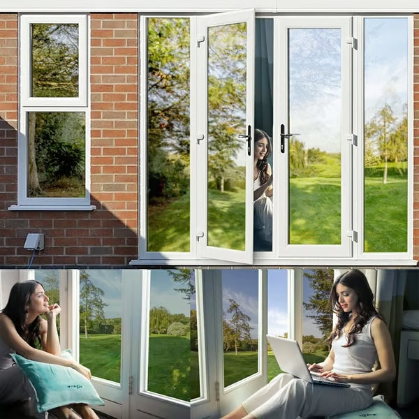 DIY Black Privacy Window Film