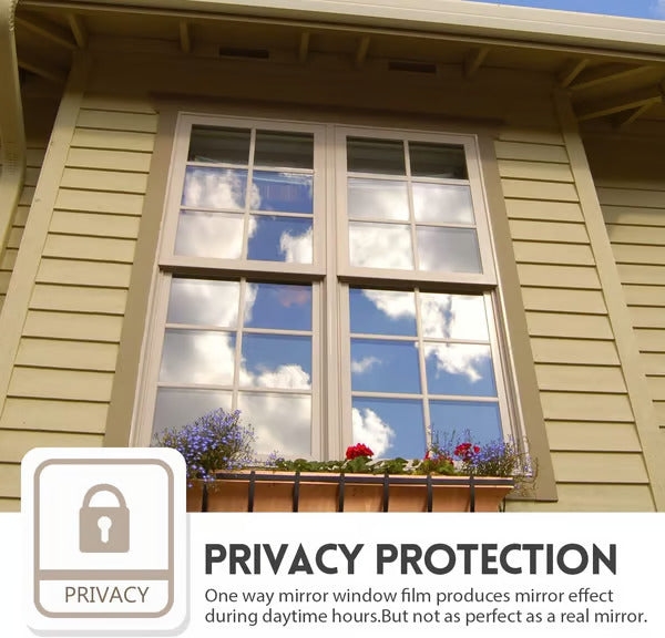 DIY Black Privacy Window Film