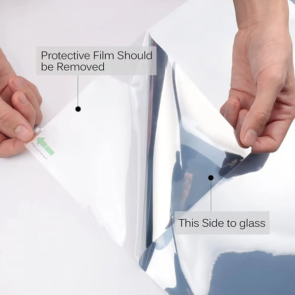 DIY Black Privacy Window Film