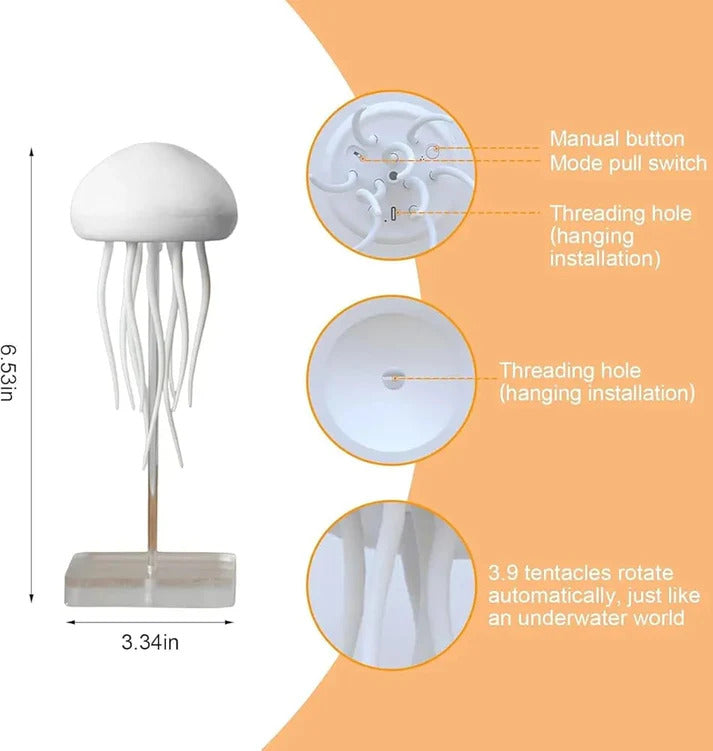LED Colour Changing Jellyfish Lamp