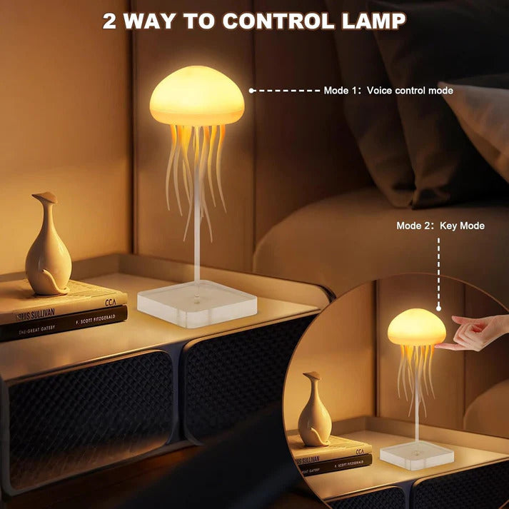 LED Colour Changing Jellyfish Lamp