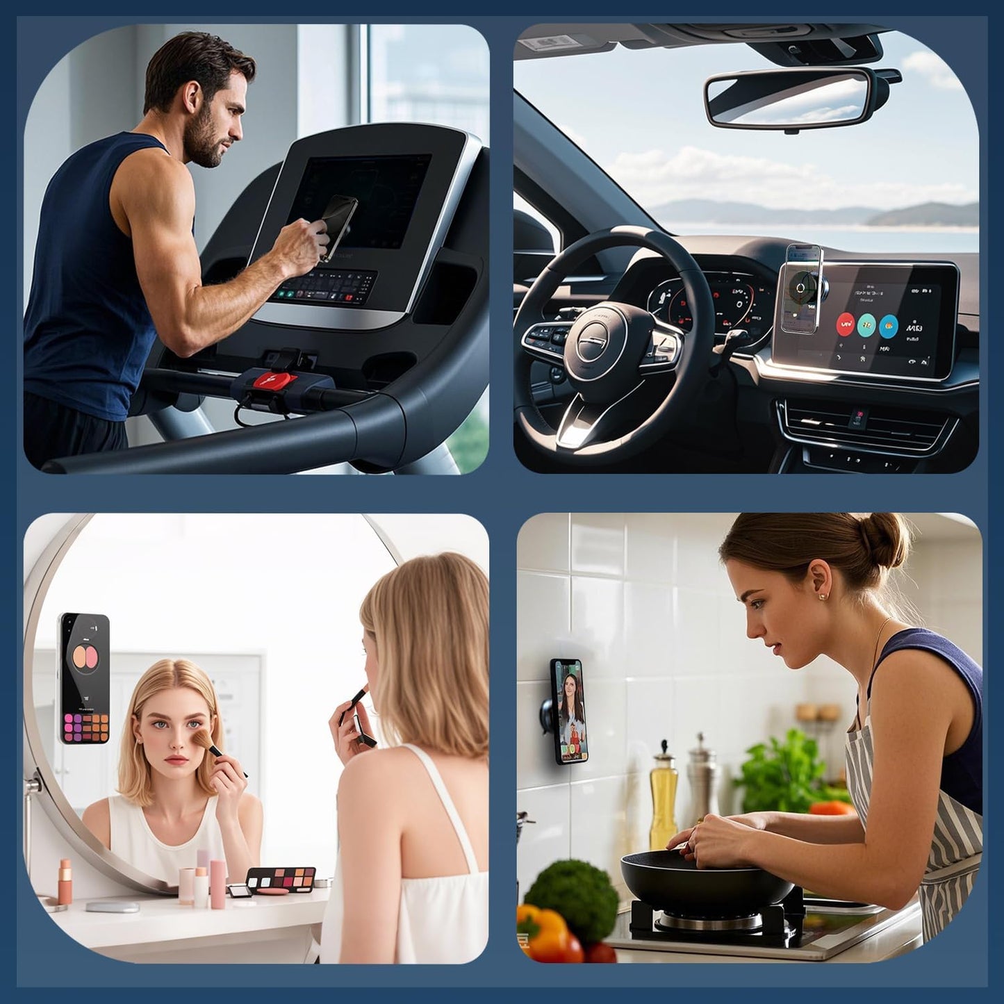 Premium Vacuum Magnetic Phone Holder