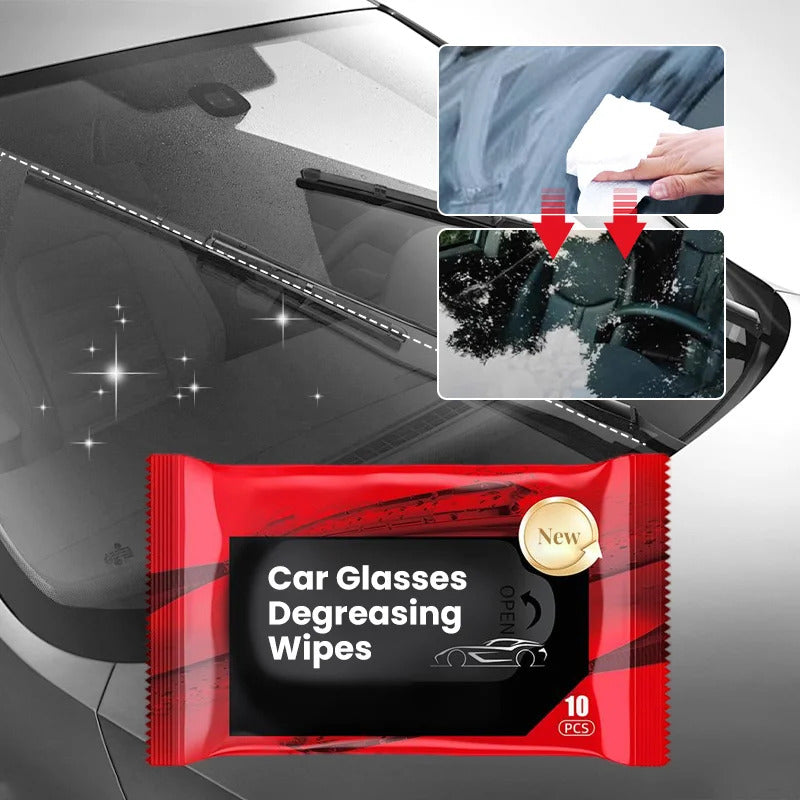 Anti-fog/ Anti-rain Car Glass Cleaning Wipes (Set of 4)