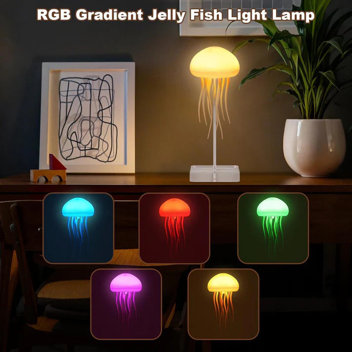 LED Colour Changing Jellyfish Lamp