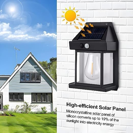 Solar Auto Sensor Outdoor Lamp