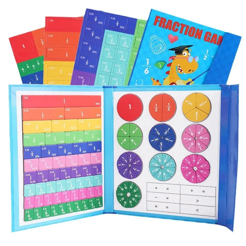 Magnetic Arithmetic Fraction Book For Children