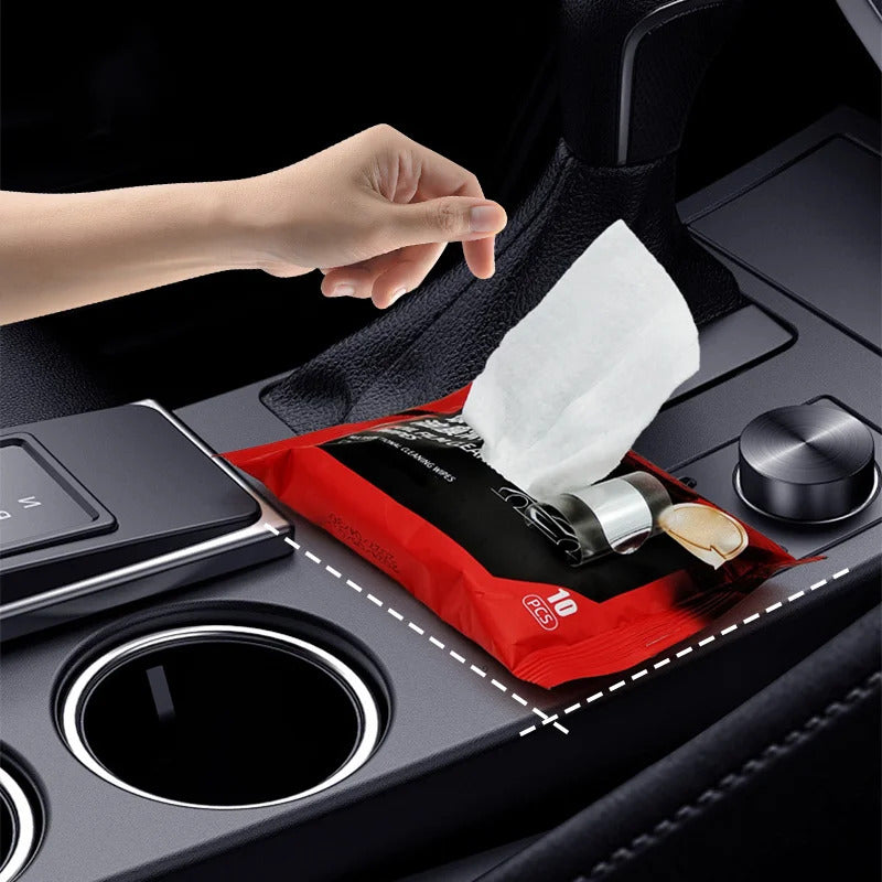 Anti-fog/ Anti-rain Car Glass Cleaning Wipes (Set of 4)