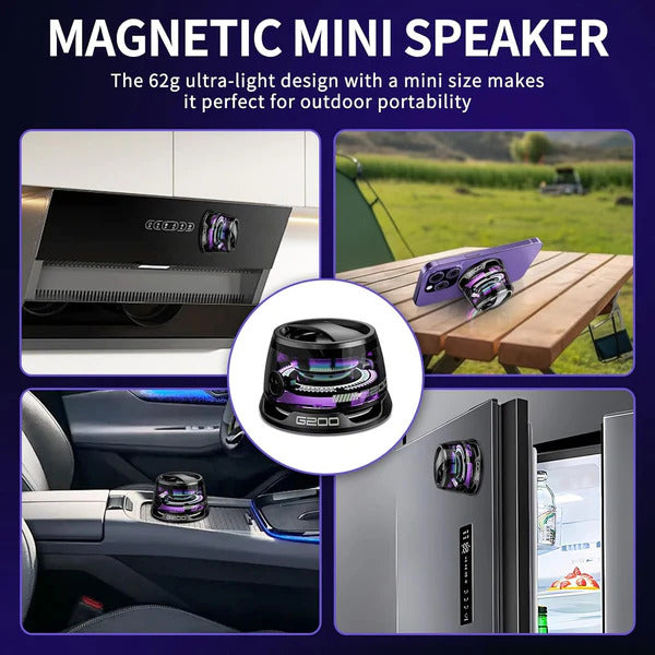 Honess™ Bass Flow Magnetic Bluetooth Speaker