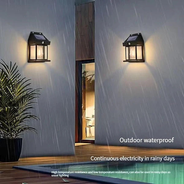 Solar Auto Sensor Outdoor Lamp