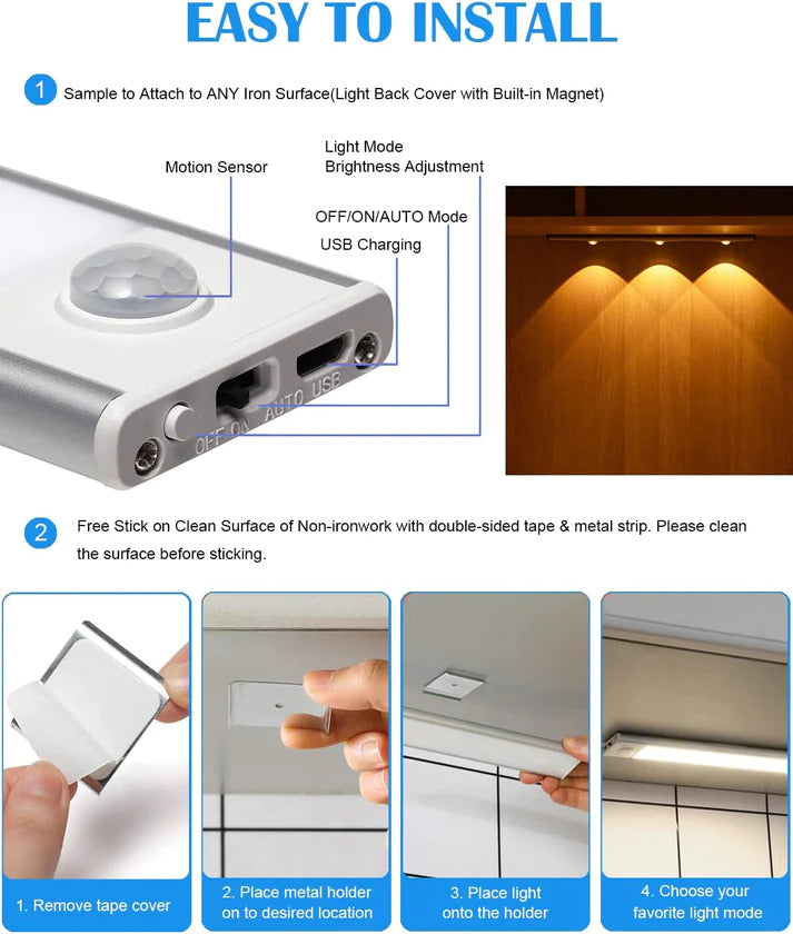 Luxe Sense: Wireless Motion Sensing Light