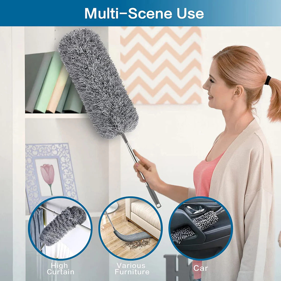 Flexible and Extendable Microfibre Duster