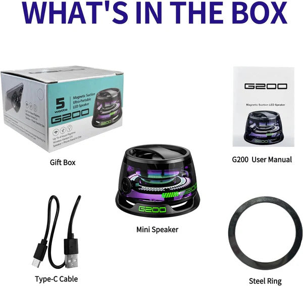 Honess™ Bass Flow Magnetic Bluetooth Speaker