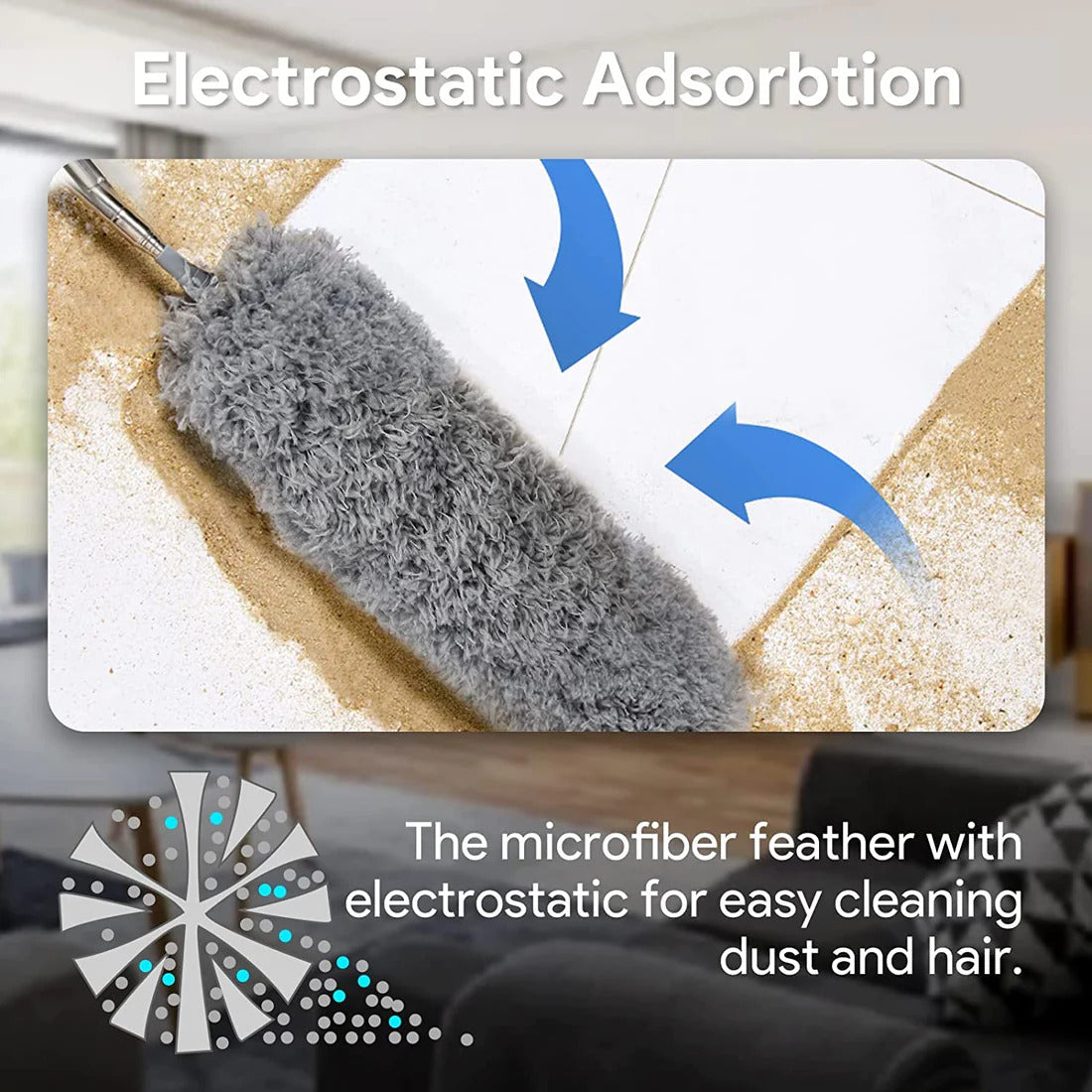 Flexible and Extendable Microfibre Duster