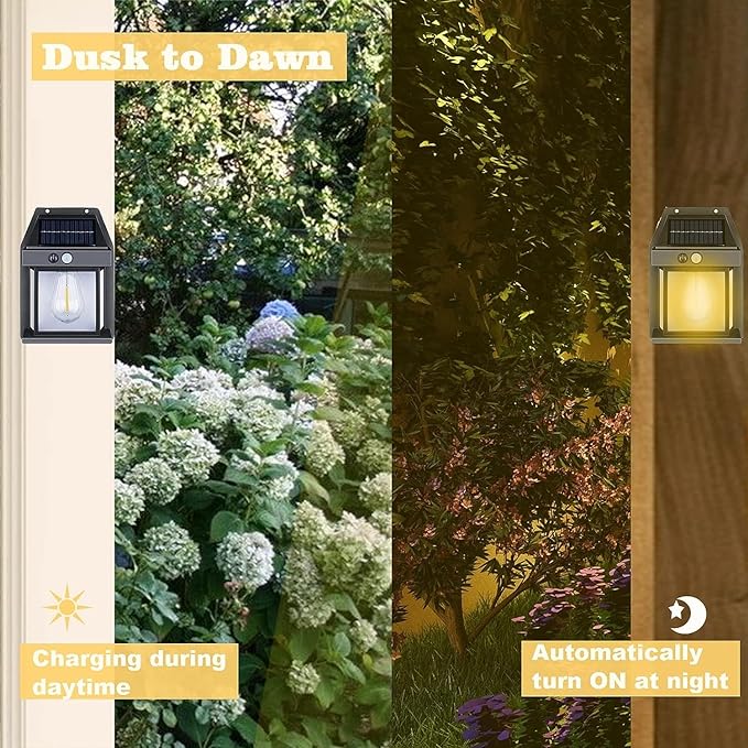 Solar Auto Sensor Outdoor Lamp