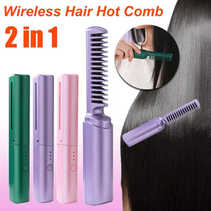 Portable Wireless Hair Styling Comb