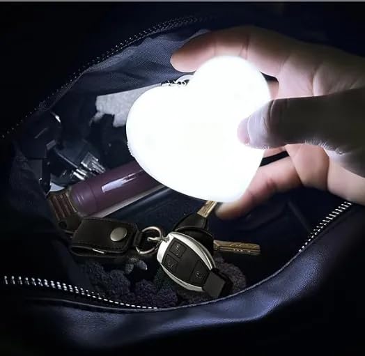 Heart-Shaped Sensor Purse Light