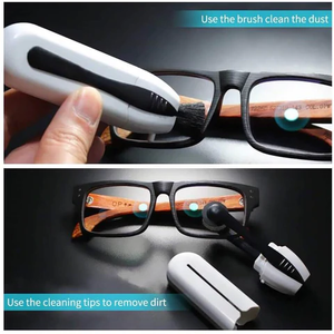 Eyeglass Cleaner Pocket Brush