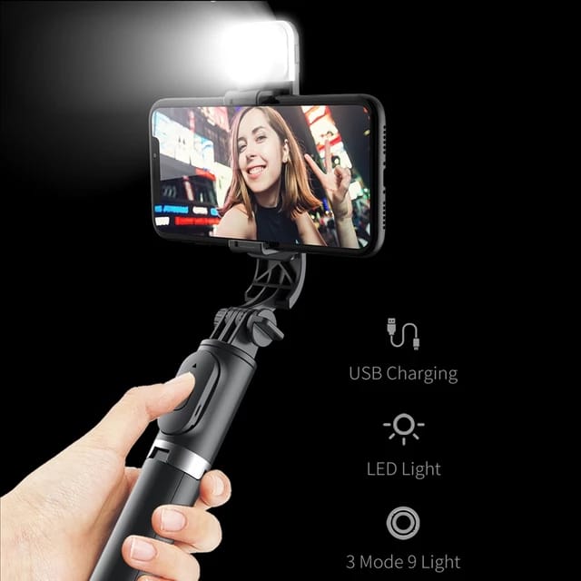 Beauty Light Selfie Stick Tripod