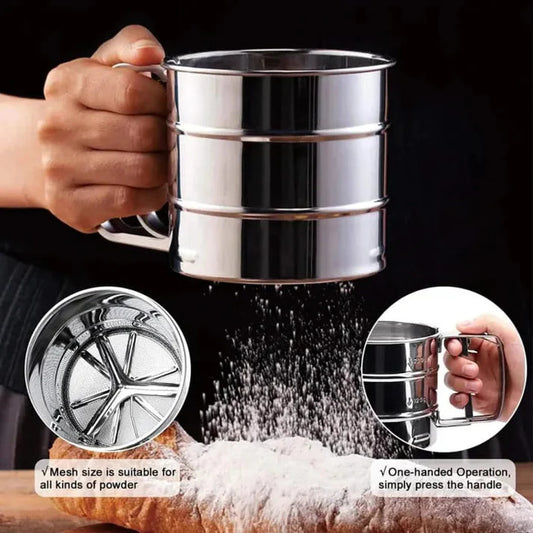 Stainless Steel Flour Strainer (Atta Channi)