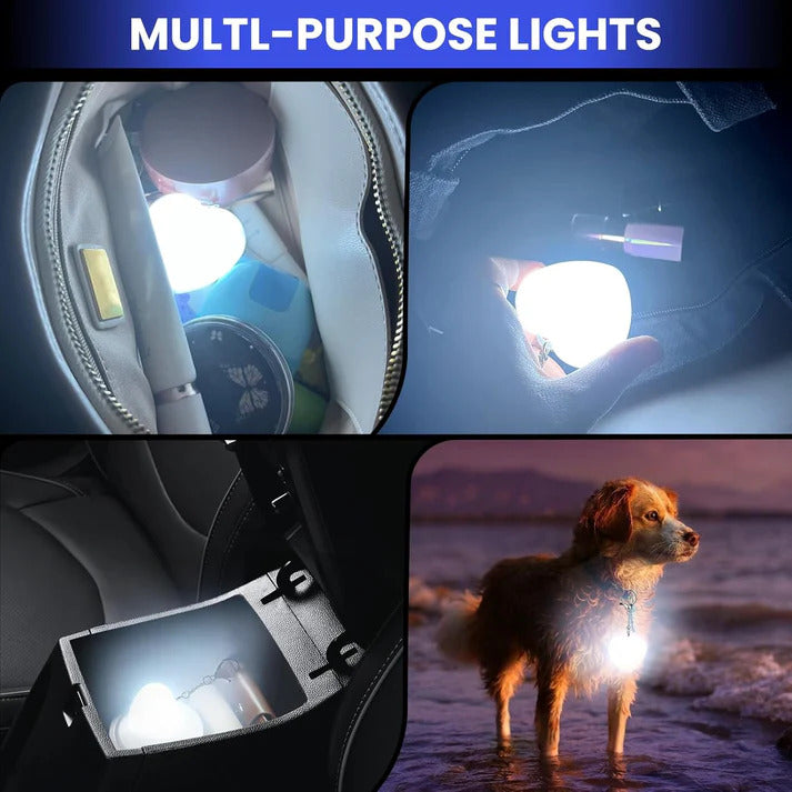 Heart-Shaped Sensor Purse Light