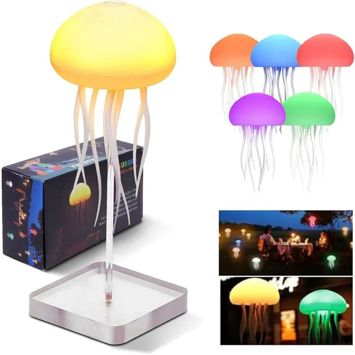 LED Colour Changing Jellyfish Lamp