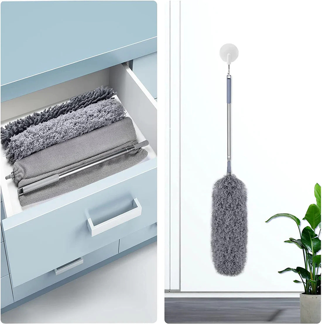 Flexible and Extendable Microfibre Duster