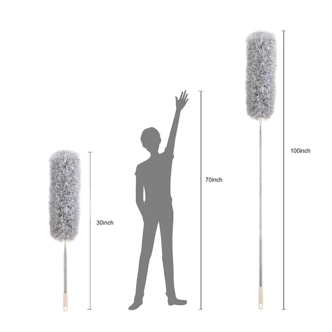 Flexible and Extendable Microfibre Duster