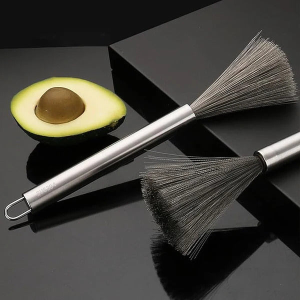 Scrub-Mate - Stainless Steel Cleaning Brush (Pack of 2)