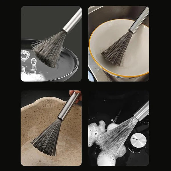 Scrub-Mate - Stainless Steel Cleaning Brush (Pack of 2)