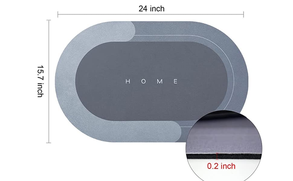 Super Absorbent Non-slip Floor Mat